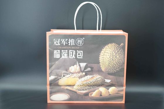 Printing Small Bulk Paper Bags With Handles Recyclable sustainable