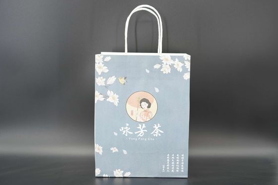 Recyclable Bulk Kraft Paper Bags Flexo Printing Tear Resistant
