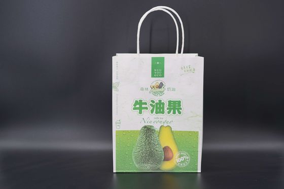 Carrying Kraft Paper Food Bags Packaging Compact and Lightweight