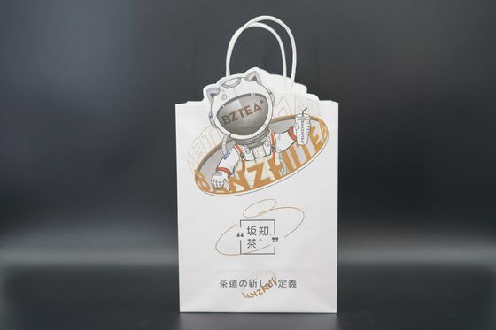 Custom Recycled Paper Printed Shopping Bag Packaging Gift Shopping Paper Bags