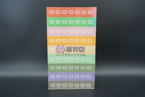 Greaseproof Disposable Customized Logo Size Food Grade Packaging Paper Sandwich Bread Dessrt Baking Bag Without Handle K