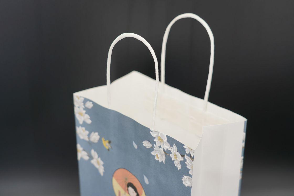 Recyclable Bulk Kraft Paper Bags Flexo Printing Tear Resistant