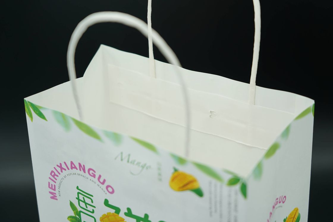 Sturdy Biodegradable Kraft Paper Bags Eco Friendly Materials Choice