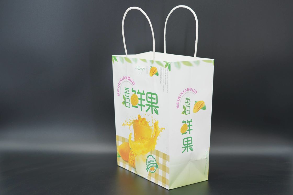 Sturdy Biodegradable Kraft Paper Bags Eco Friendly Materials Choice