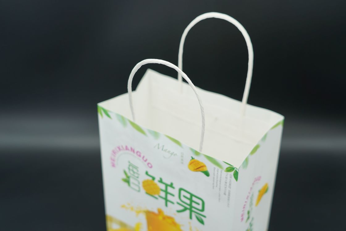 Sturdy Biodegradable Kraft Paper Bags Eco Friendly Materials Choice