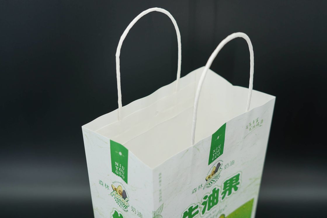 Carrying Kraft Paper Food Bags Packaging Compact and Lightweight