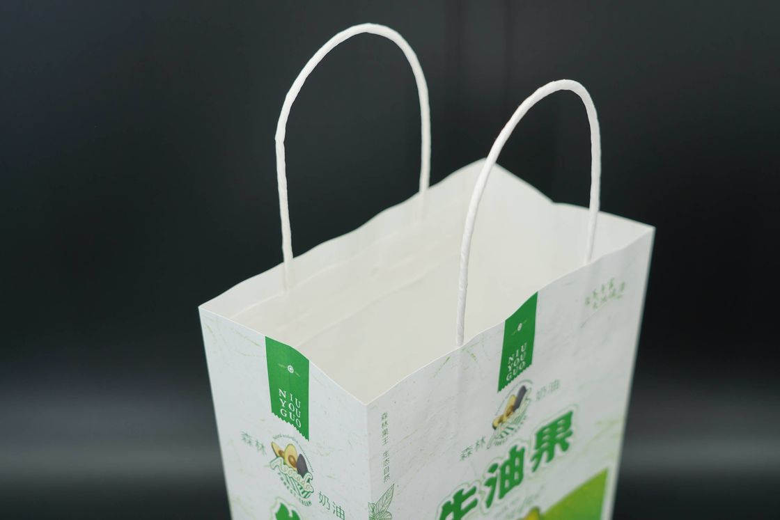 Carrying Kraft Paper Food Bags Packaging Compact and Lightweight