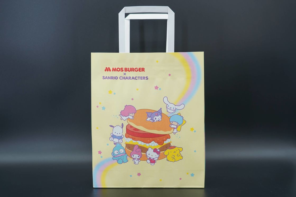 Custom Printed Your Own Logo Cardboard Packaging White Brown Kraft Gift Craft Shopping Bags With Handles