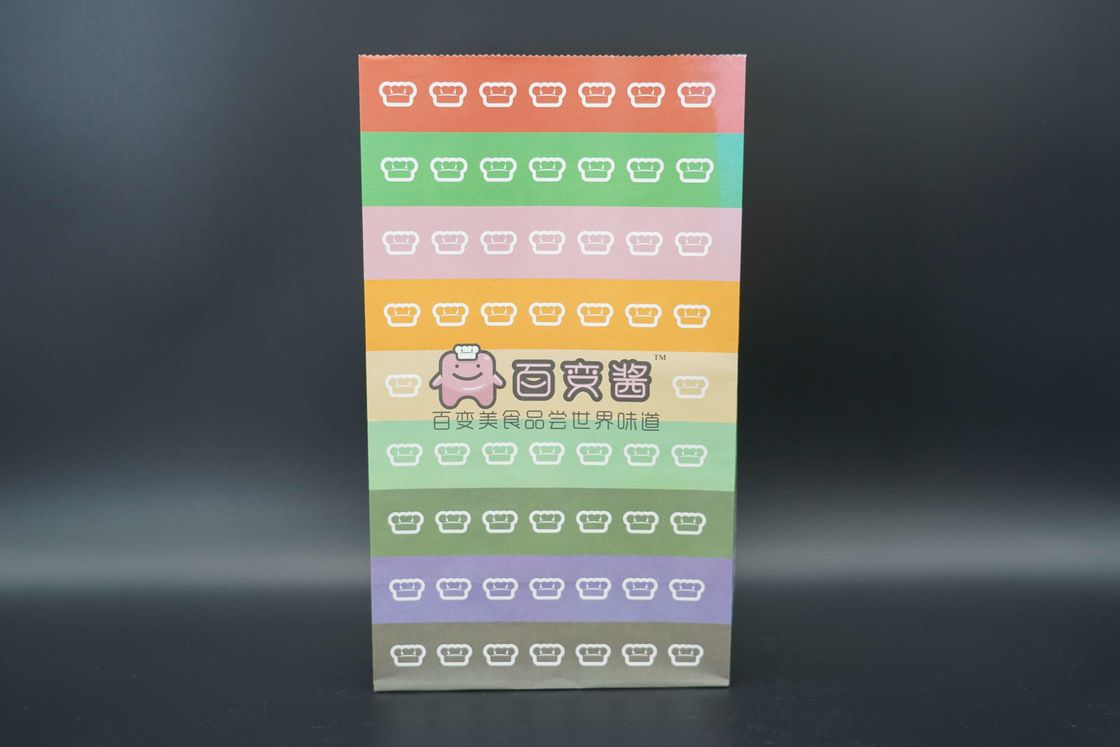 Greaseproof Disposable Customized Logo Size Food Grade Packaging Paper Sandwich Bread Dessrt Baking Bag Without Handle K