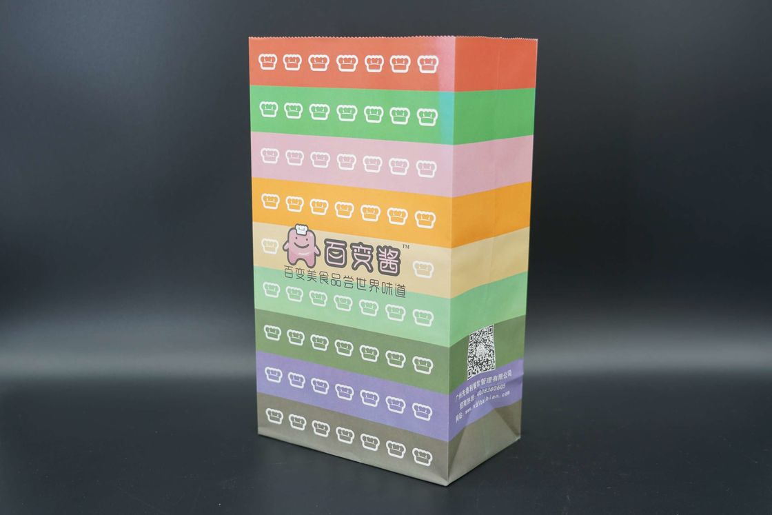 Greaseproof Disposable Customized Logo Size Food Grade Packaging Paper Sandwich Bread Dessrt Baking Bag Without Handle K