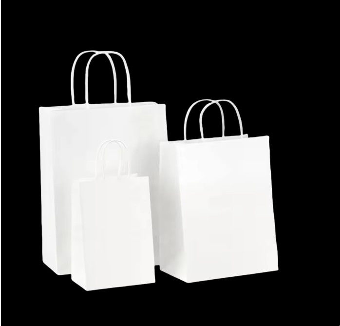 Machines Making Kraft Paper Bag Wholesale Kraft Food Packing Bag With Handle